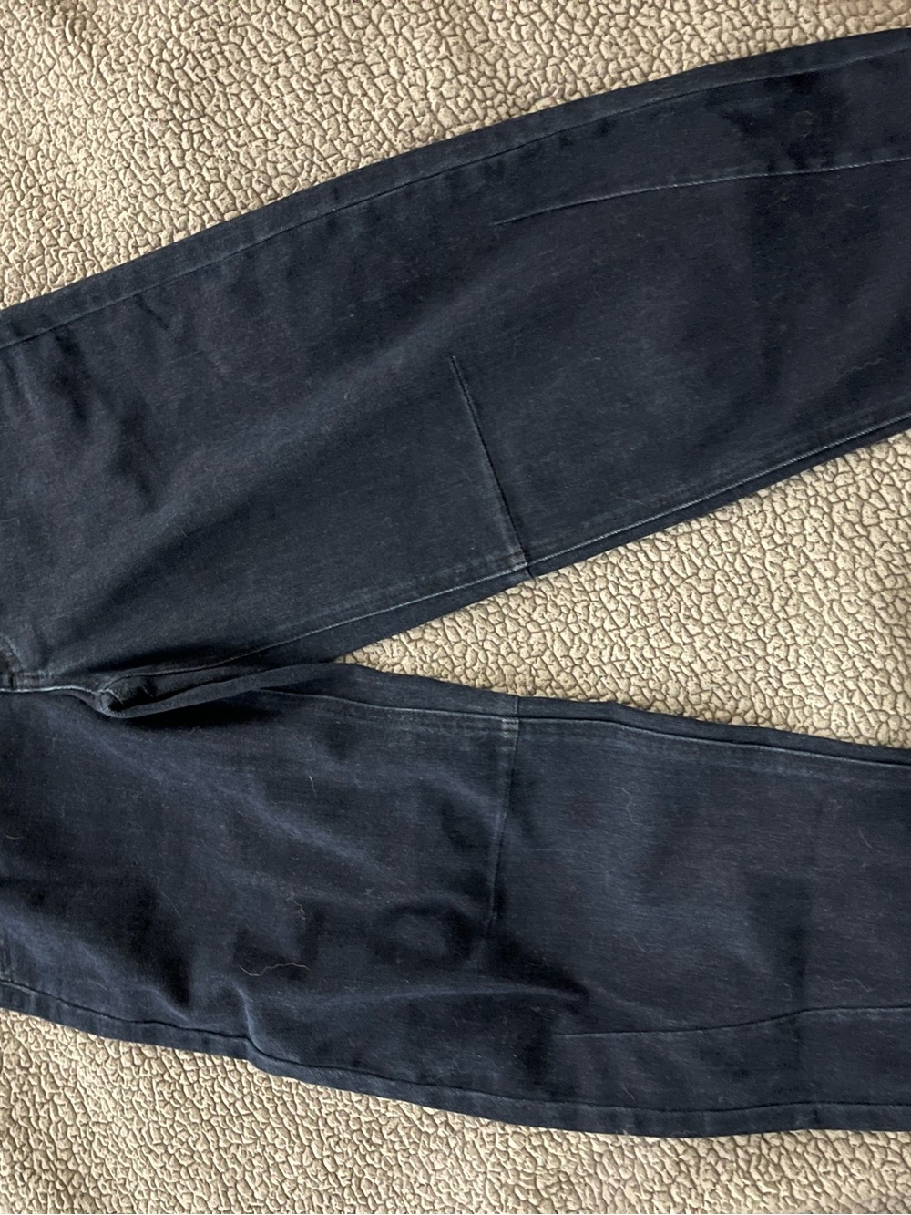 Carla Rockmore QVC  Barrel Jeans 0 Petite dark wash